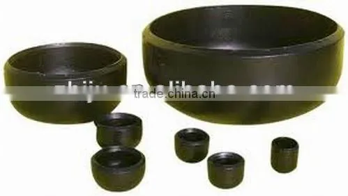 1/2"-24" Made in China Carbon Steel Seamless Pipe Fitting Cap