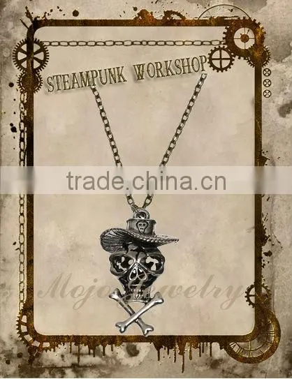 Vintage Jewelry Retro 70s Alternative Hip Hop Steampunk Chain Necklace