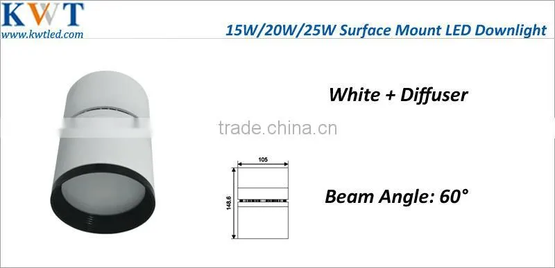 20w surface mount led ceiling downlight innovative new products