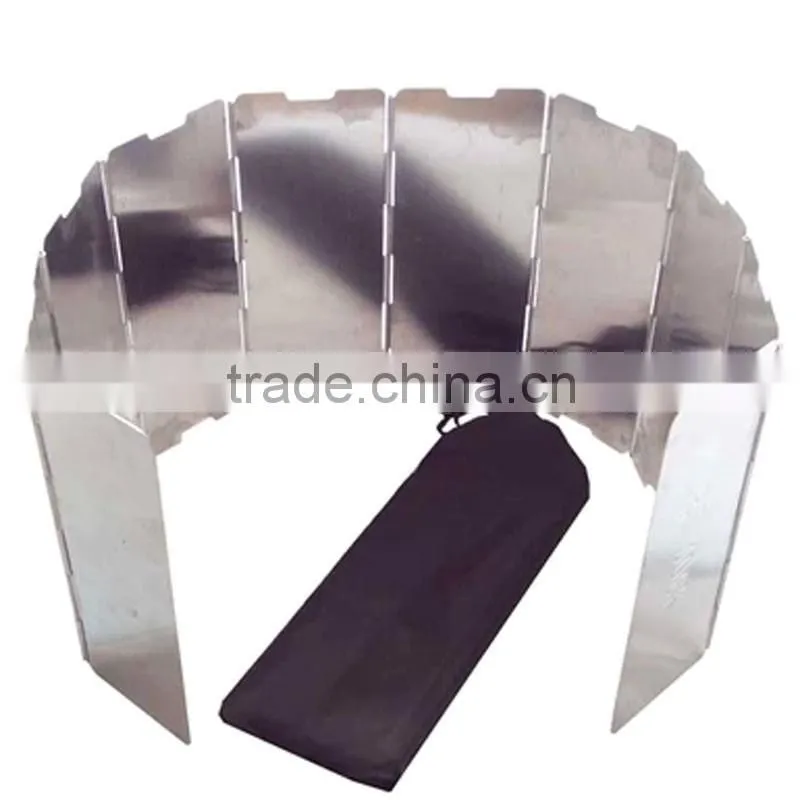 outdoor aluminum wind shield