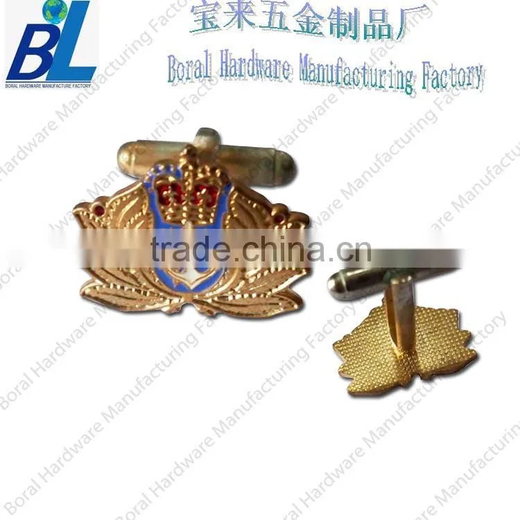 Newest best flower shape gold cufflinks gifts