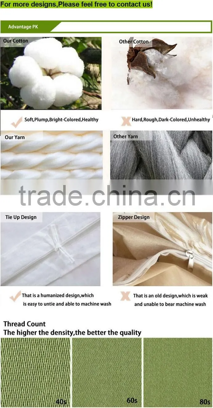 different colour bed skirt and bed runners for hotel