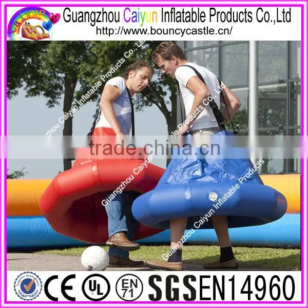 Outdoor sport games,inflatable ball suit for football games,inflatable pvc ball suits