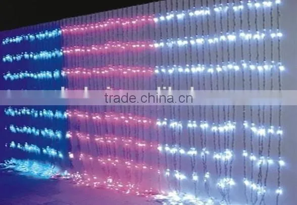 led waterfall light for decoration,3M*1M,120W