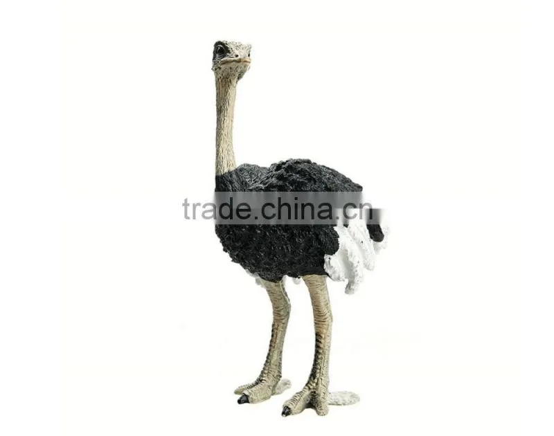 Ostrich Garden Statue animal model Toy Figure Set