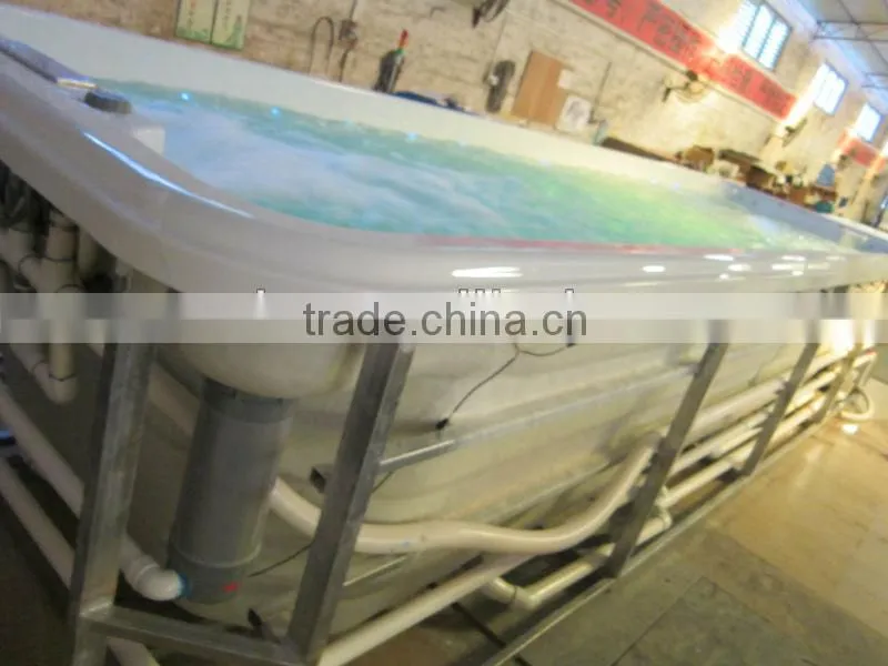 large swim spa WS-S07B with massage jets