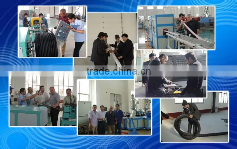 PVC water draining pipe production line