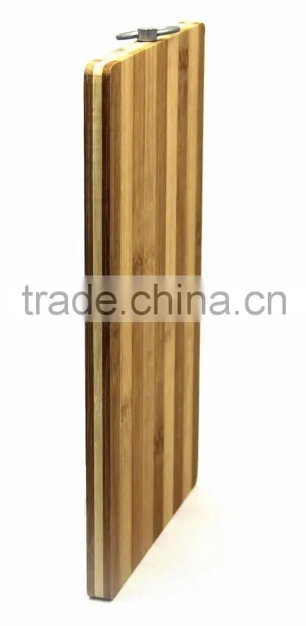 Rect.mini Bamboo zebra cutting board 3 layers for cheese and fruit 26x16x1.2cm