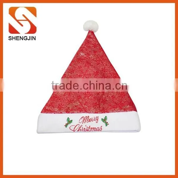 SJ-6912 Hot selling felt holiday santa hat chrismas decoration hat