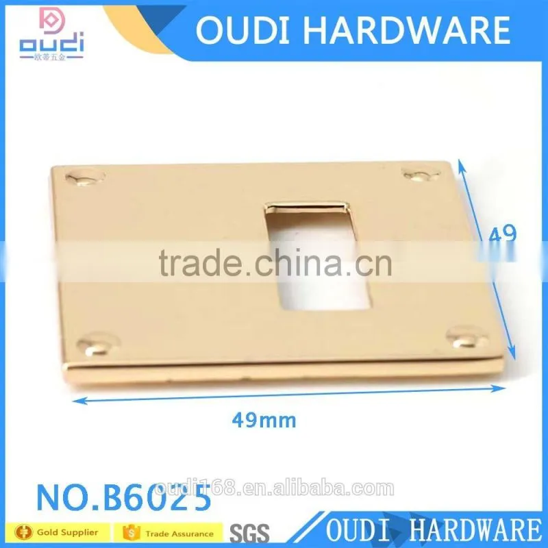 Custom Metal Bag Label Funiture Logo Metal Bag Accessories