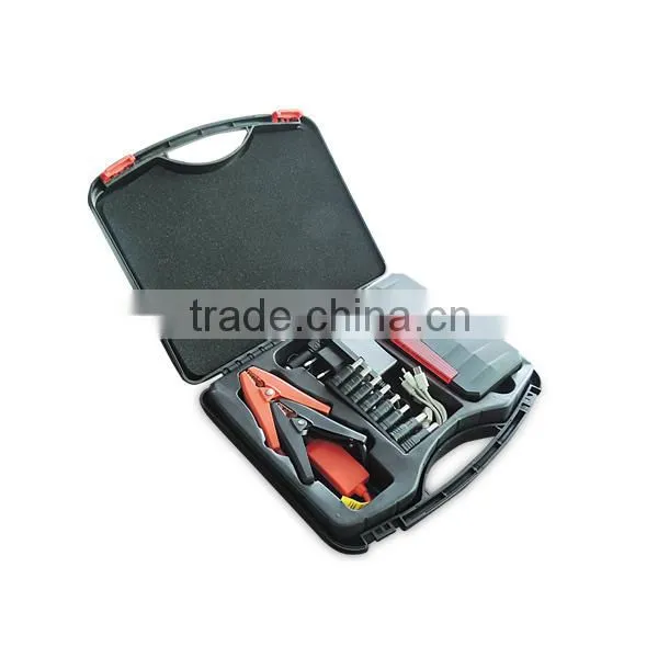 OEM battery ignition starter and auto jump starter with LED flash light Battery Charger
