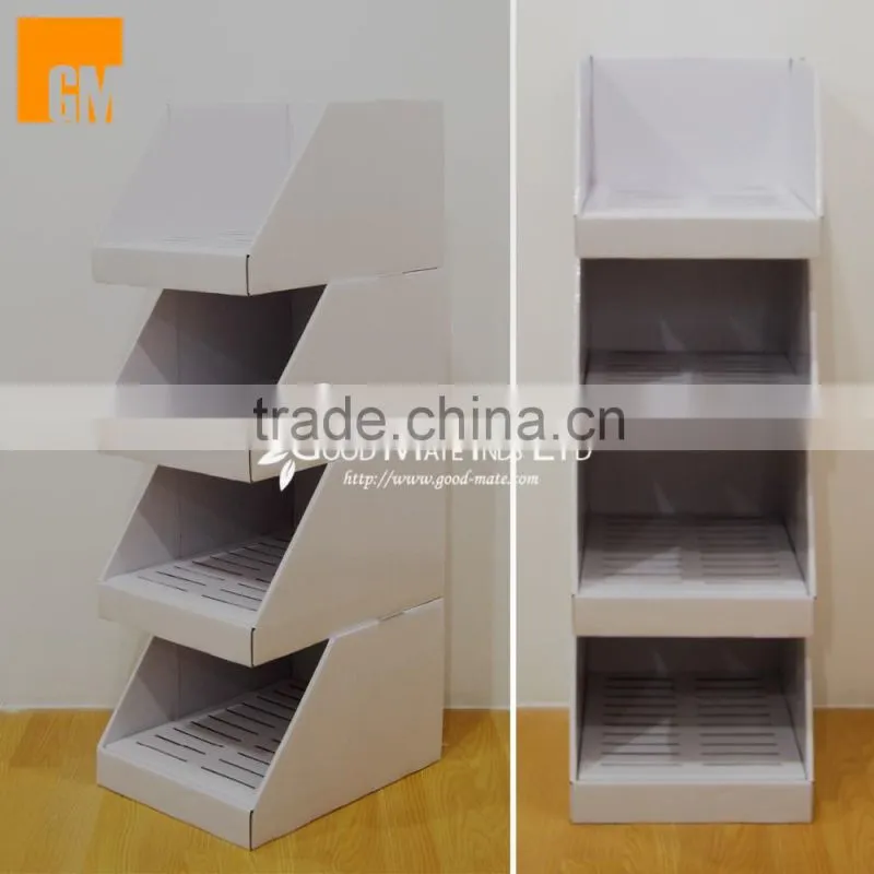 cardboard display supermarket cardboard floor display stand