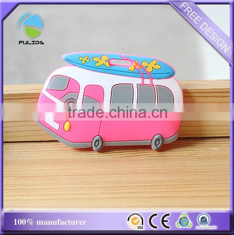 transport vehicle transportation means plastic rubber fridge magnet