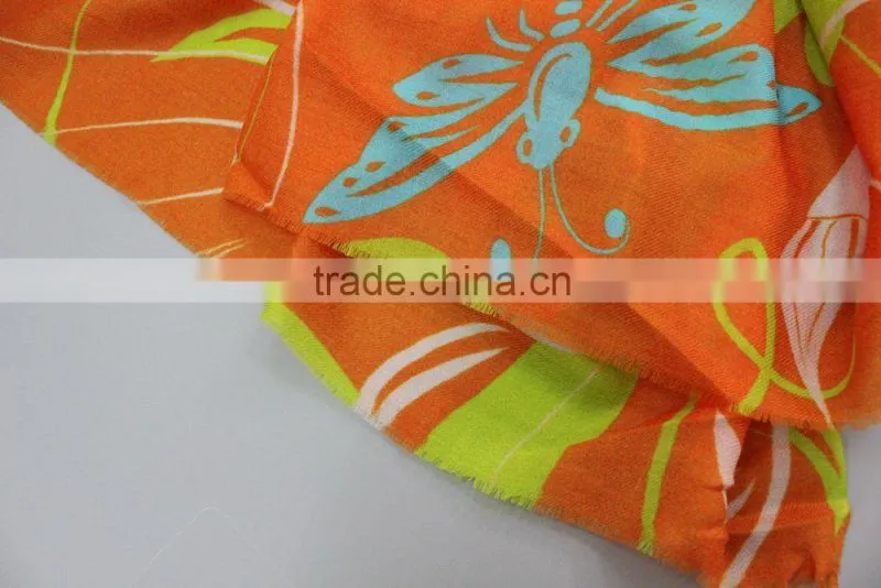 2015 scarf 100% wool Made in China
