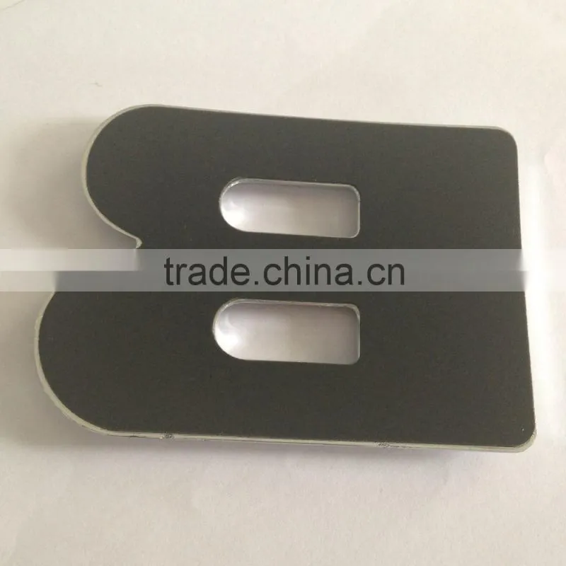 Decoratiion 3D ABS plastic chrome plating self-adhesive letter sign