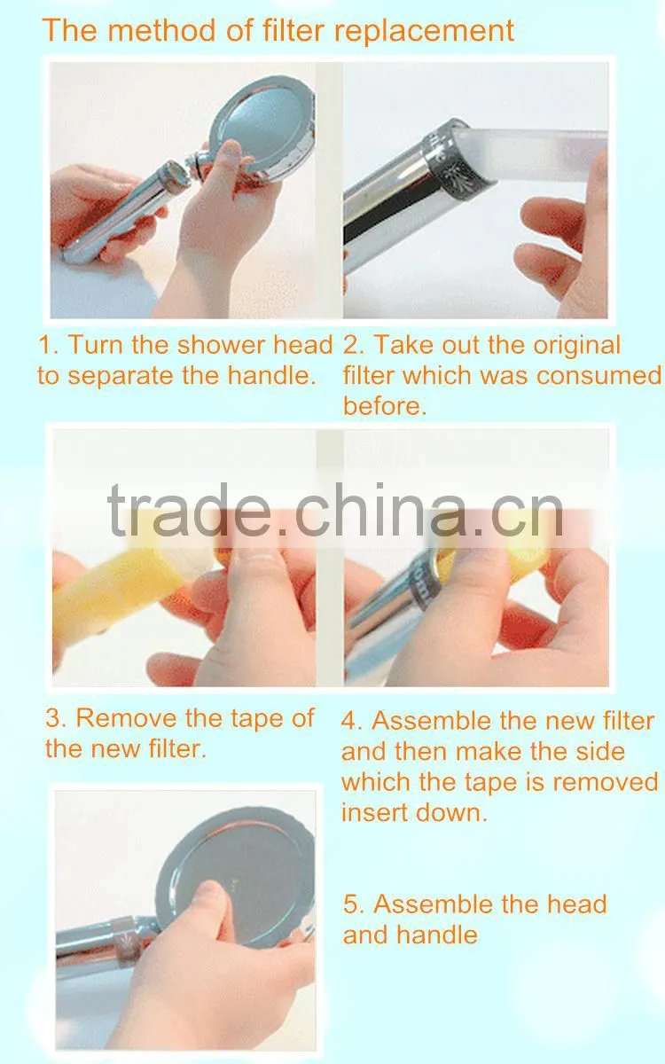 New Products hand aroma sense water saving shower head