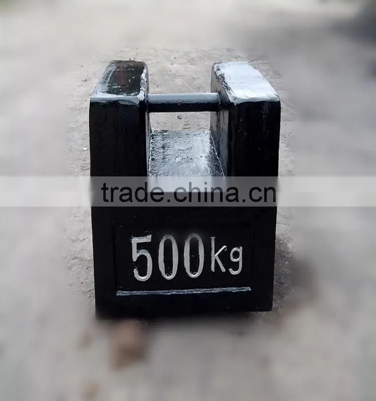 weight class M1, 500kg cast iron weight,500kg test weight, crane scale calibration weights