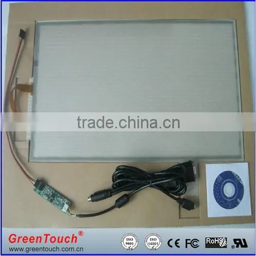 5wire 17"resistive touch panel with USB ,R232controller
