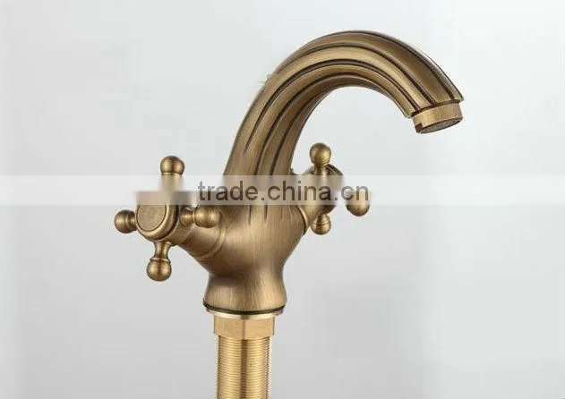 QH1750 Antique Brass Bathroom Faucet