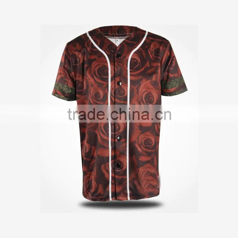 custom sublimated men baseball uniforms