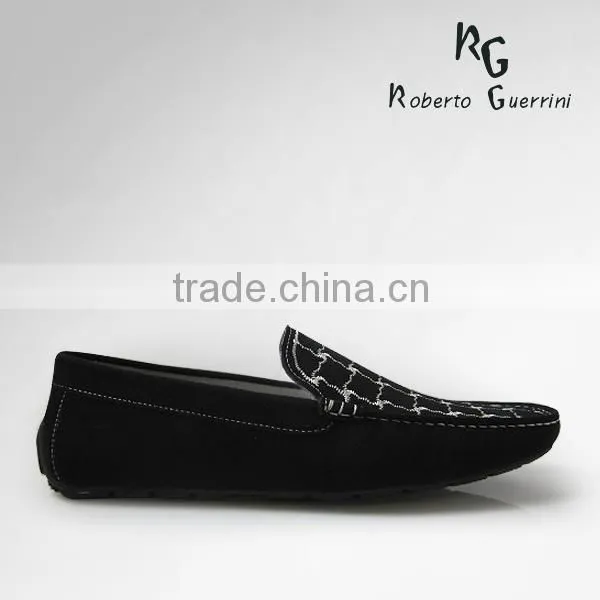 china factory fashion comfortable flat genuine leather shoes