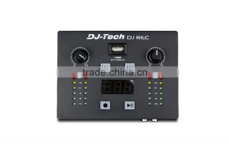 Portable DJ recording solution RCA input and output Small size for easy carrying music recorder