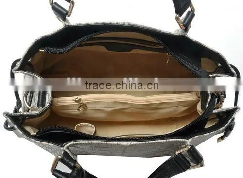 Factory price! 2012 the top newest lady CROCO handbags in the fashion design