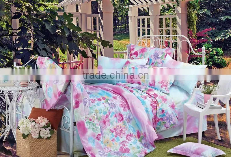 bedding sets pigment print flower designs