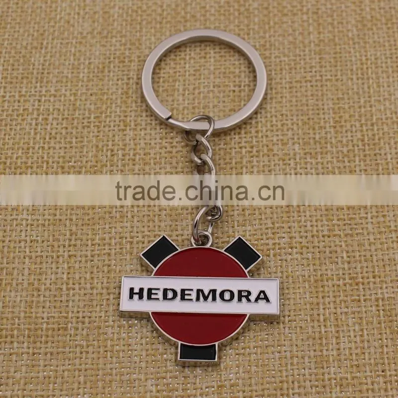 custom shape color filled superman engraved metal keychain