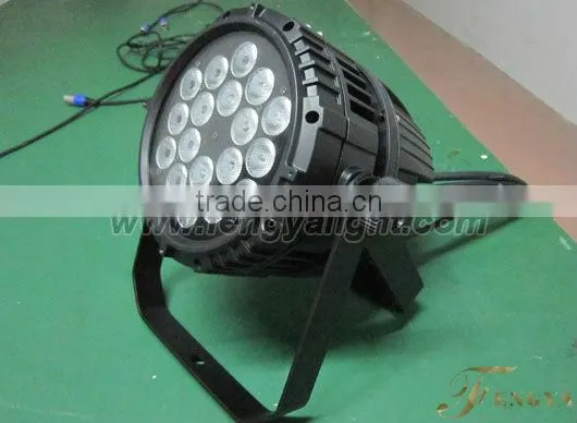18*10w rgbw outdoor led par can light waterproof IP65