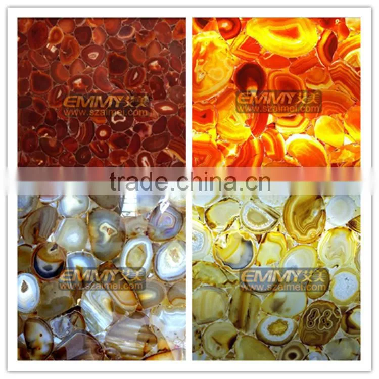 online selling translucidus gemstone agate mosaic maket agate alices gem tile