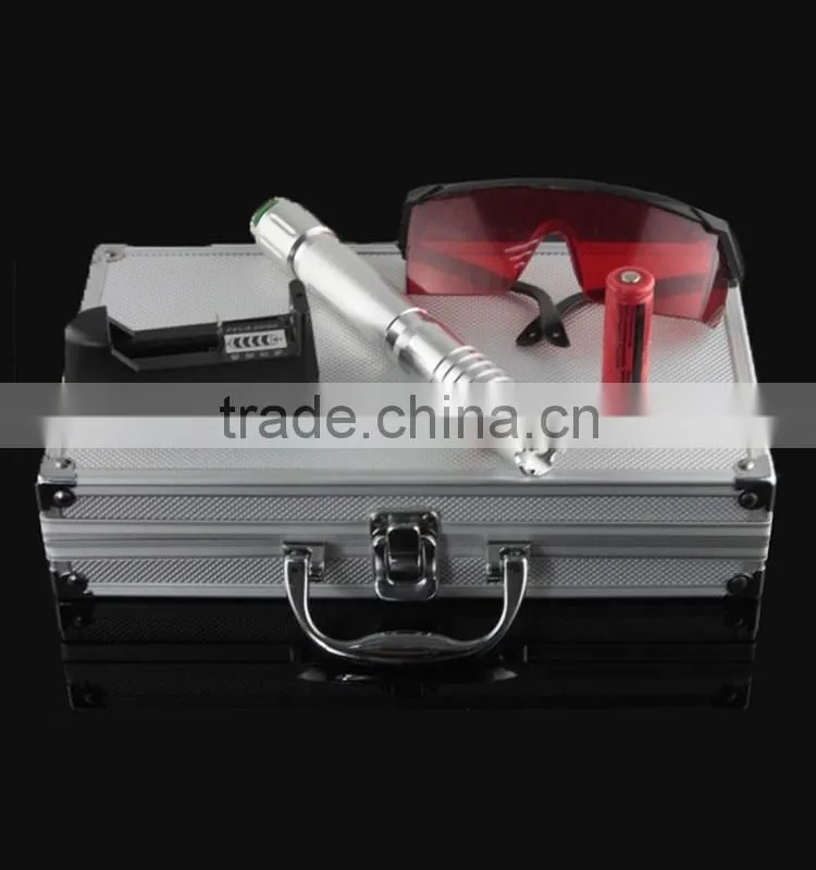 Astronomy Military Adjustable Focus 300mW Green Light High Power Laser Torch 532nm Burning Lazer Intense Beam