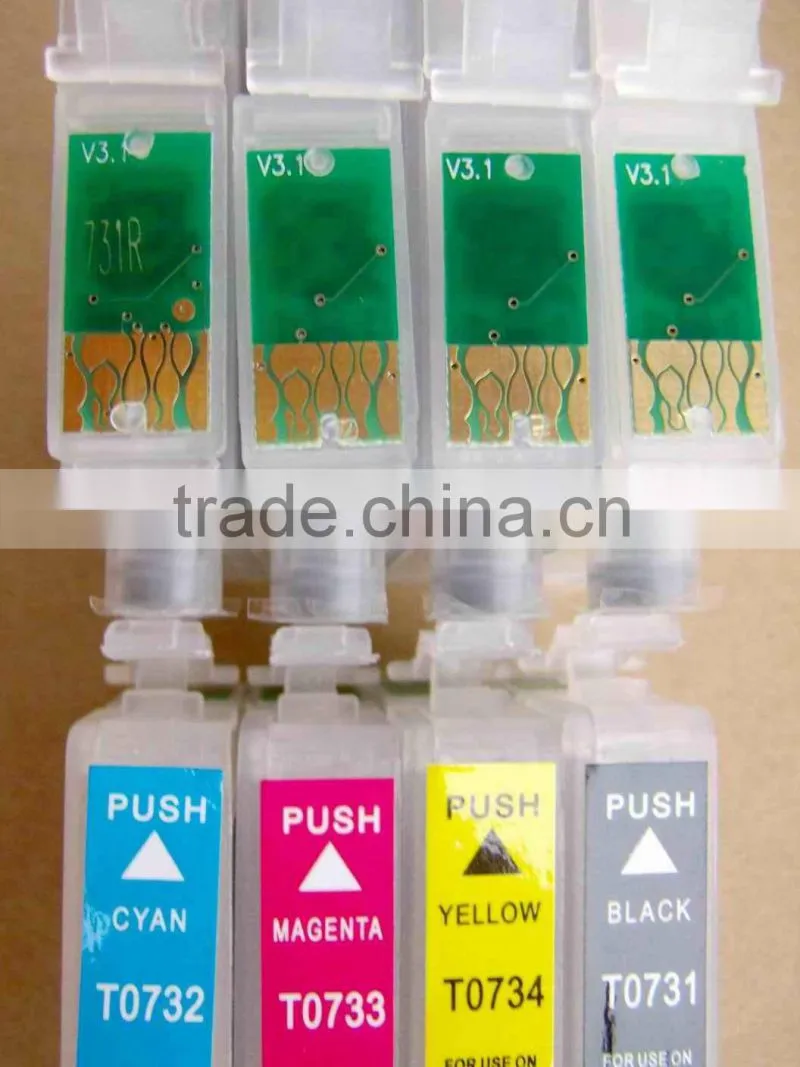 refillable ink cartridge T0731 T0732 T0733 T0734 for EPSON STYLUS C79/C90/C110/CX3900/CX3905/CX4900/CX4905/CX5500/CX5900/CX69