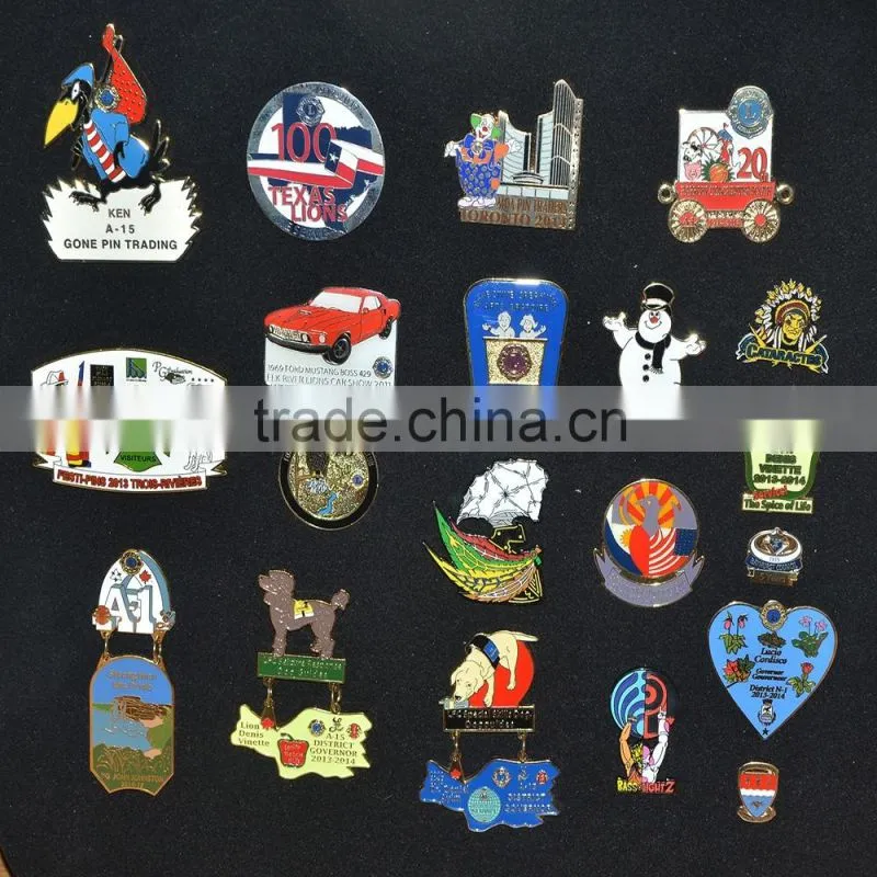 Perfect In Workmanship Anniversary Of The Company Crystal Letter Lapel Pin Manufacturers China
