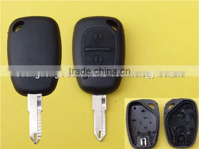 2 button remote car key shell for Renault Traffic Vivaro Key blanks