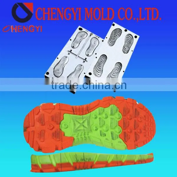 2014 newest Top quality double color eva injection sole mould