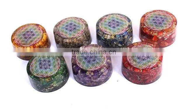 Wholesale Orgone Tower Buster Chakra Set : Flower Of Life
