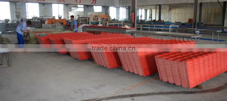 light weight color stable ASA pvc roof tile
