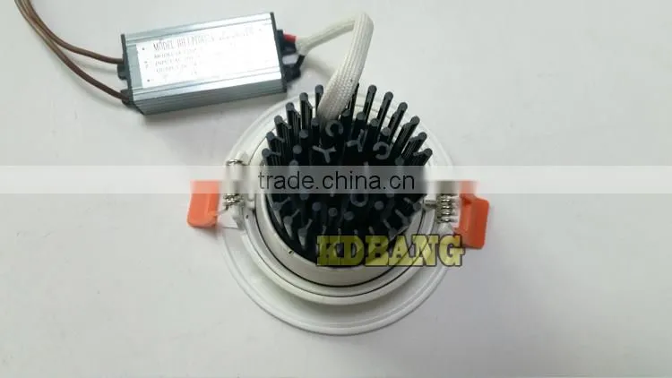 High brightnees Epistar chip 10w 2015 cob led downlight