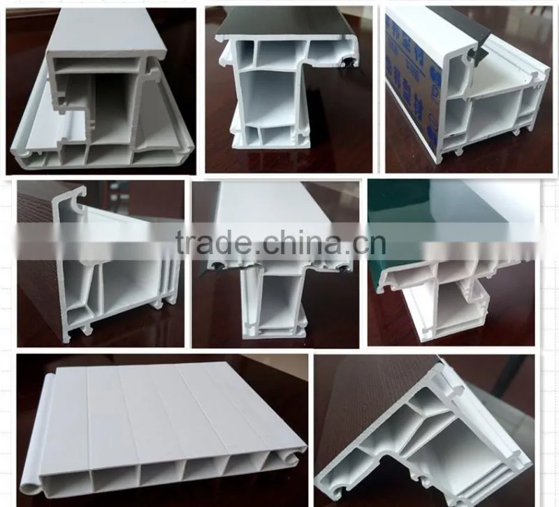 62mm double track profile,double rail plastic profile