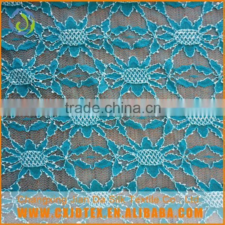 New design china supplier wholesale blue lace fabric qpplique
