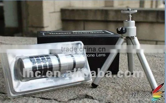Original JEC 12x Mobile Telephoto Lens for iPhone 4 accessory, Supply accessory only