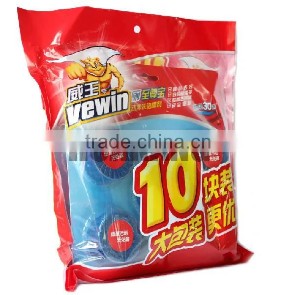 Large toilet cleaner packaging outer plastic bag
