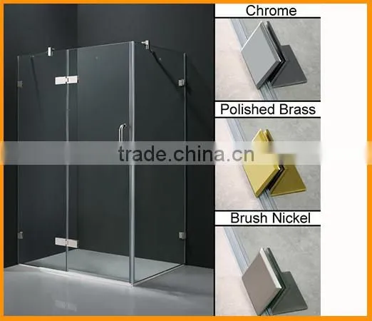 2015 high quality corner pannel glass shower door