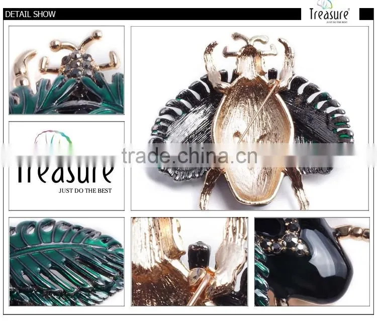 2015 newest design insect brooch fashion alloy insect brooch
