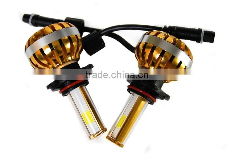 KEEN universal high power led lamp 12V 40W 9005 led headlight bulb yellow case car head light bulb 3600lm