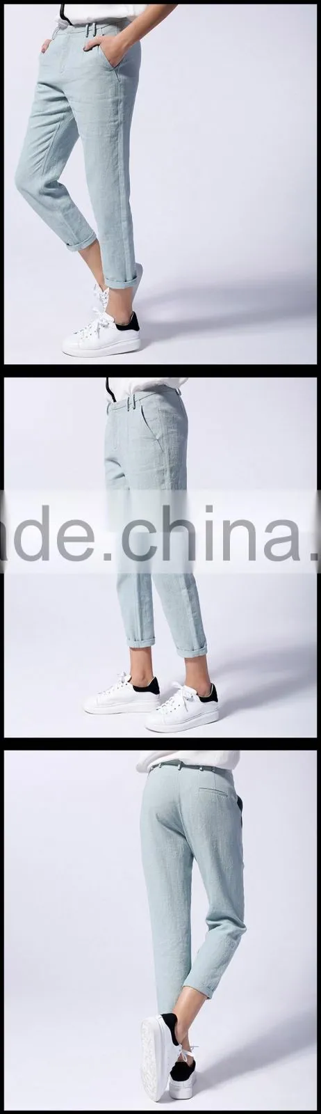 Custom women linen pants
