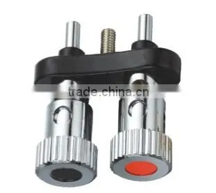 Dual Binding Post Insulator AMPLIFIER AUDIO spring Lock loaded Press terminal 4 mm Connectors