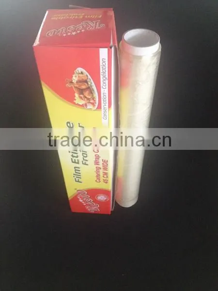 PVC food wrap clear film polyethylene,pvc cling film for food wrap