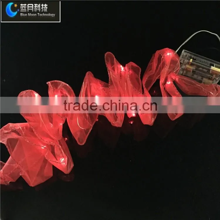 Pink Ribbon series color 2AA batetry case outdoor party lighting